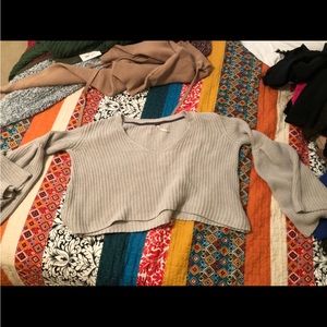 Free people cropped sweater